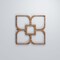 Ekena Millwork Extra Small Olivia Decorative Fretwork Wood Wall Panels, Walnut, 7 3/8"W x 7 3/8"H x 3/8"T WALW08X08X0375OLVWA - alternate 5